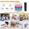 Bluetooth Karaoke Machine Toy for Kids- Mini Karaoke with 2 Wireless Microphone, Voice Changer & LED Lights, Portable Karaoke Mic for 3-8 Year Old Girls, Great for Birthday Home Party view 4