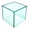 2" x 2" x 2" Acrylic Display Box  True 2-Inch Outer Dimensions  Mini Display Cube  Handmade  Premium Acrylic (Glass Green) view 1