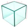 2" x 2" x 2" Acrylic Display Box  True 2-Inch Outer Dimensions  Mini Display Cube  Handmade  Premium Acrylic (Glass Green) view 2