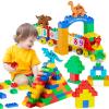 Anpcso Building Blocks for Toddlers 2-5 Including Dinosaurs Cars, 116-piece Large Classic Building Bricks Set, Educational Toys for Children Boys Girls All Ages, Compatible with All Major Brands view 1