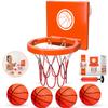 MARPPY Bath Toys - Bathtub Basketball Hoop for Kids, Toddlers - Suction Cup Basketball Hoop and 4 Soft and No Hole Balls - Baby & Toddler Mini Basketball Hoop - Boys & Girls view 1