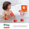 MARPPY Bath Toys - Bathtub Basketball Hoop for Kids, Toddlers - Suction Cup Basketball Hoop and 4 Soft and No Hole Balls - Baby & Toddler Mini Basketball Hoop - Boys & Girls view 4