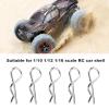 SPYMINNPOO 50Pcs RC Clip Pins,Scale Remote Control Car Shell Made Quality Stainless Iron Easy Remove Install Accessory Parts Convenient Carry for 1/10 1/12 1/16 view 2