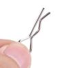 SPYMINNPOO 50Pcs RC Clip Pins,Scale Remote Control Car Shell Made Quality Stainless Iron Easy Remove Install Accessory Parts Convenient Carry for 1/10 1/12 1/16 view 4