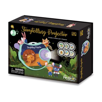 Ambo Funtamin - Storytelling Projector (Aesop Fables) with 6 Stories, Storytime, Story Books, Kids Projector Story Book