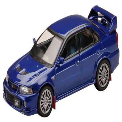 1/64 Mitsubishi Lancer GSR Evolution 6 (CP9A) 1999 w/Mud Flaps IJssel Blue