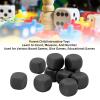 30PCS Blank White Dice Set, Funny Acrylic Rounded D6 Dice Cubes Dry Erase Dice DIY Dice for Board Games, Party, Fun, DIY Sticker and Math Teaching (Black) view 2