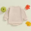 YINGISFITM Baby Girl Boy Fall Clothes Pumpkin Sweatshirt Romper Shirt Onesie Halloween Outfit Newborn Halloween Costume (A hey pumpkin, 3-6 Months) view 4