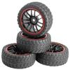 12mm Hex Wheel Rims & Rubber Tires & Metal Wheel Rims 12mm Hex Hub 5-Spoke Width 26mm view 3