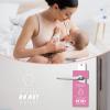 Breast Feeding Door knob Sign - 2 PCS Pumping in Progress Door Signs Double Sided PVC Do Not Disturb Sign for Home Nursery Baby Room view 2
