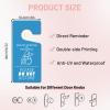 Breast Feeding Door knob Sign - 2 PCS Pumping in Progress Door Signs Double Sided PVC Do Not Disturb Sign for Home Nursery Baby Room view 4