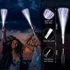 YOFOBU 15 Pack White Fiber Optic Wands Glow Fiber Wands Bulk LED Light Up Wands with 3 Flashing Modes LED Flashing Sticks for July 4th Halloween Christmas Valentine's Day Wedding Birthday view 2