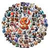 100Pcs Dragon Stickers Wings of Fire Stickers Water Bottle Sticker Dungeons and Dragons Fantasy Sticker for Laptop Luggage Phone Scrapbooking Crafts, Dragons Party Favor Supplies view 1