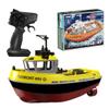 Aetheria RC Boat for Adults, 1/72 2.4G RC Electric Tugboat Yacht High-Speed Remote Control Boat for Pools Rivers Lakes Water - RTR Version view 1
