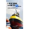 Aetheria RC Boat for Adults, 1/72 2.4G RC Electric Tugboat Yacht High-Speed Remote Control Boat for Pools Rivers Lakes Water - RTR Version view 2