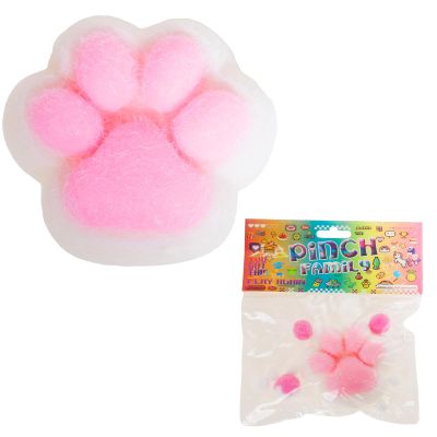 1pcs 3.15in Big Squishy,Cat Paw Squishy Toys,Cute Kawaii fufu Squishies,Sticky Squeeze Fur Ball,Jelly Kitty Funny Fidget 36 Months +Toys Novelty Things Suitable for Adults Kids