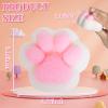 1pcs 3.15in Big Squishy,Cat Paw Squishy Toys,Cute Kawaii fufu Squishies,Sticky Squeeze Fur Ball,Jelly Kitty Funny Fidget 36 Months +Toys Novelty Things Suitable for Adults Kids view 2