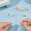 Hobbspring Dollhouse Mini Glass Test Tube Dollhouse Science Sets Miniature Glass Tube Tiny Wood Test Tube Rack Micro Landscape Experiment Ornament for Dollhouse Decor view 3