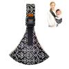 Baby Sling Carrier,Toddler Carrier,2026 New Baby Sling,Portable and Lightweight Sling,Non-Slip Hip Seat Carrying 10-30lbs(Blacksail) view 1