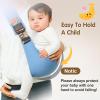 Baby Sling Carrier,Toddler Carrier,2026 New Baby Sling,Portable and Lightweight Sling,Non-Slip Hip Seat Carrying 10-30lbs(Blacksail) view 3
