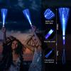 YOFOBU 15 Pack Blue Fiber Optic Wands Glow Fiber Wands Bulk LED Light Up Wands with 3 Flashing Modes LED Flashing Sticks for July 4th Halloween Christmas Wedding Birthday Carnival Bachelor Party view 2