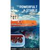 Aetheria RC Boat for Adults, 1/72 2.4G RC Electric Tugboat Yacht High-Speed Remote Control Boat for Pools Rivers Lakes Water - RTR Version, Medium, Red view 3