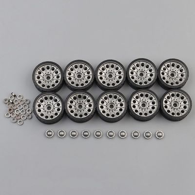 RC Tank Metal Upgrade Repair and Modification Parts Metal Caterpillar, Drive Wheels, etc. Suitable for Henglong 1/16 Soviet T-34/85 Medium Tank3909-1 (Metal road wheel set)