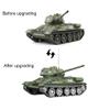 RC Tank Metal Upgrade Repair and Modification Parts Metal Caterpillar, Drive Wheels, etc. Suitable for Henglong 1/16 Soviet T-34/85 Medium Tank3909-1 (Metal road wheel set) view 4