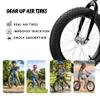 bicystar Kids Balance Bike with Real Rubber Air Tires - 16 Inch Big Kid Bicycle Ages 5-8, Adjustable Seat & Handlebars, Lightweight No Pedal Training Bike (Black) view 3