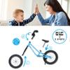 bicystar Kids Balance Bike with Real Rubber Air Tires - 16 Inch Big Kid Bicycle Ages 5-8, Adjustable Seat & Handlebars, Lightweight No Pedal Training Bike (Black) view 4