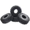 1.9 Crawler Tires 4.72" OD Rubber Tires Fit 1.9" Beadlock Wheel Rims & 1.9 Metal Beadlock Wheels RC Wheel Rim Set 6-Spoke view 3
