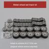 RC Tank Metal Upgrade Repair and Modification Parts Metal Caterpillar, Drive Wheels, etc. Suitable for Henglong 1/16 Soviet T-34/85 Medium Tank3909-1 (Full metal accessories set) view 2