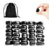 FSFHSJ 30 Pcs Large Fridge Magnets, Hematite Magnet Fidget kit, Irregular Refrigerator Magnets for Kitchen, DIY Educational Science Kit for Wall Stickers, Magnetic Fidget Toy for whiteboard (Black) view 1