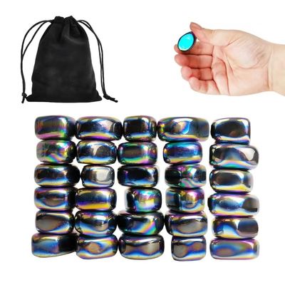 30 Pcs Large fridge magnets, hematite magnet fidget kit, irregular refrigerator magnets for kitchen, DIY Educational Science Kit for Wall Stickers, magnetic fidget toy for whiteboard (Rainbow)