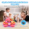 JoyyiKinddy Musical Octopus Baby Toy - Crawling & Rotating Octopus Toy with Recording, Light-Up Voice Control, Clap Hands Awake for 2-6 Year Old Boys and Girls, Tummy Time Sensory Toy view 2