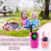 Selieve Pink Walkie Talkies with Silicone Sleeve 1000FT Range 2 Channels 2 Way Radio Girls Toys Age 6-8,Walky Talky Gifts for 3 4 5 6 7 8 Year Old Girl for Children Backyard Toys view 4