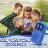 Selieve Walkie Talkies Kids with Dinosaurs Silicone Sleeve 1000FT Range 2 Channels 2 Way Radio,Boys Toys Age 4-6 Toddler Walkie Talkies 3-12 Year Old Boy Birthday Gifts Children Backyard Toys view 3
