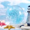 Civaner 10 Pcs Inflatable Glitter Beach Balls 16 Inch Large Sparkly Confetti Pool Balls Clear Blow up Balloon Toys for Wedding Baby Shower Birthday 2026 New Year Party Decoration(Teal Blue,Glitter) view 4