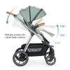 Beberoad Love RX 3-in-1 Baby Stroller, Toddler Stroller, Foldable Infant Stroller, Reversible Toddler Seat with Organizer, Rain Cover, Sunshade & Mosquito 2 in 1 Cover and Large Storage Basket (Green) view 4