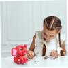 Abaodam Adorable Elephant Piggy Bank Cute Vinyl Storage Container for Boy Girl Coin Bank for Daily Savings and Girls and Fun Design view 2