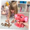 Abaodam Adorable Elephant Piggy Bank Cute Vinyl Storage Container for Boy Girl Coin Bank for Daily Savings and Girls and Fun Design view 4