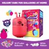 Monster Gas 22L Helium Tank For Balloons At Home, Balloon Helium Tank Up To 100 Latex Balloons, Small Helium Tanks view 2