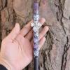 MYAROMA FINDINGS Handcrafted Amethyst Crystal Magic Wand Witch Fairy Wand Cosplay Magic Style A view 2