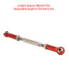 plplaaoo 6Pcs 88mm RC Car Push Rod,Adjustable Servo Links Tie Rod,Easy Installation Aluminum Alloy RC Push RodsTurnbuckle Rod Linkage Accessories for RC Car Model,RC Car Accessories (Red) view 2