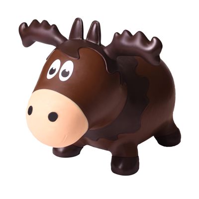 Wildlife Hoppers Animal Bouncers Moose, Brown