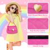 Kids Play Purse for Little Girls Toddlers, Toy Purse with Accessories, Wallet, Fake Phone, Fake Makeup Toys & Play Jewelry, Toddler Pretend Play Toys for Girls, Little Girl Gifts Age 3 4 5 6 Year Old view 2