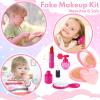 Kids Play Purse for Little Girls Toddlers, Toy Purse with Accessories, Wallet, Fake Phone, Fake Makeup Toys & Play Jewelry, Toddler Pretend Play Toys for Girls, Little Girl Gifts Age 3 4 5 6 Year Old view 4