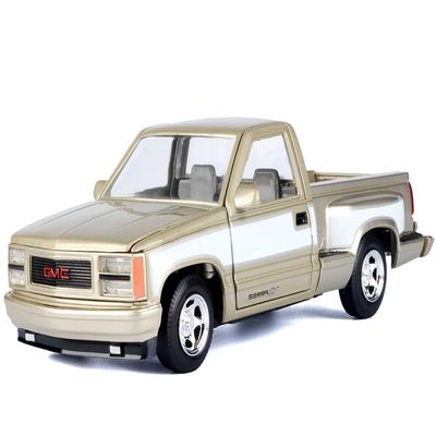 1992 Sierra GT Pickup Truck Gold Metallic with White Sides American Classics Series 1/24 Diecast Model Car by Motormax 73204GLD