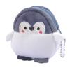 2Pcs Kawaii Penguins Wallet, Plush Specie Purse Wallet Womens Change Purse with Zippers Cute Soft Plush Specie Pouch Mini Size view 1