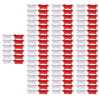 KIMISS 120PCS DIY Remote Control Racing Car Track Road Barriers - Portable Drifting Race Road Barrier Set for All RC Cars